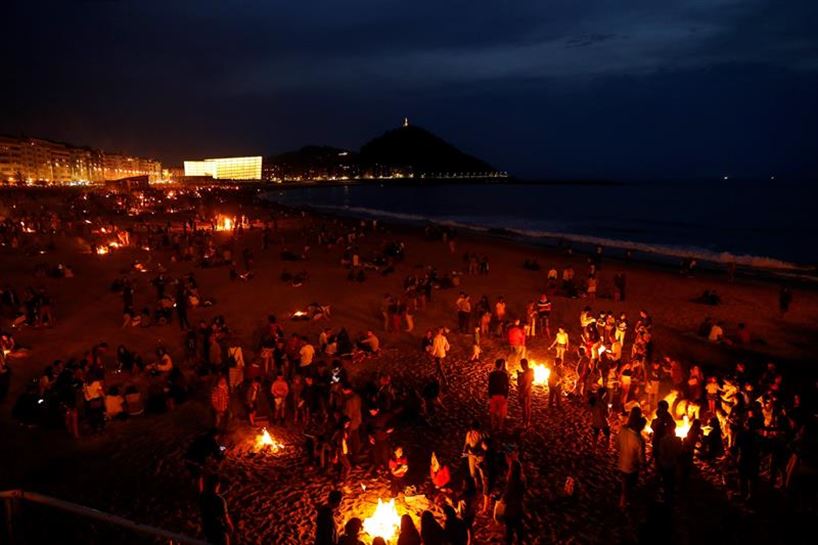 Hogueras de la playa de Zurriola