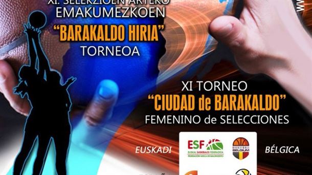 Cartel del XI Torneo Ciudad de Barakaldo. Foto: @bizkaiabasket