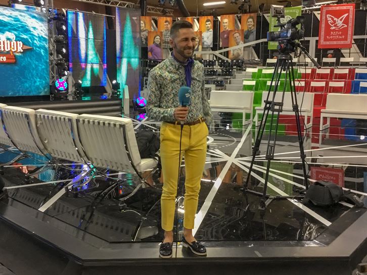 Luisito, en el plató de 'El Conquis'. Foto: EiTB