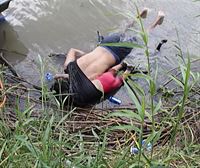 Mueren ahogados padre e hija al intentar cruzar el Río Bravo para llegar a USA