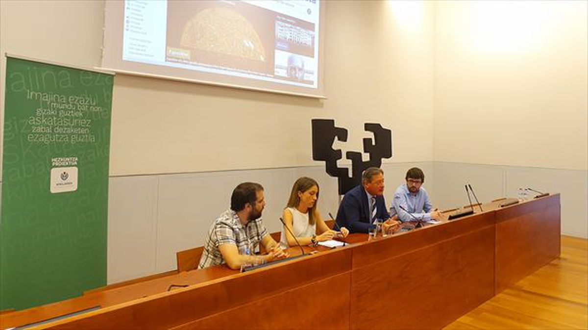 Presentación de la situación de la Wikipedia en euskera