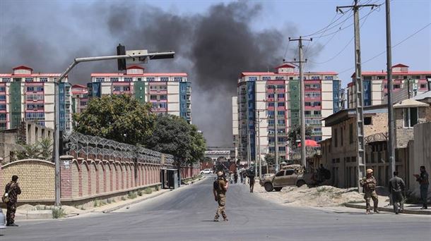 Ataque por un coche bomba en Kabul. Foto: EFE