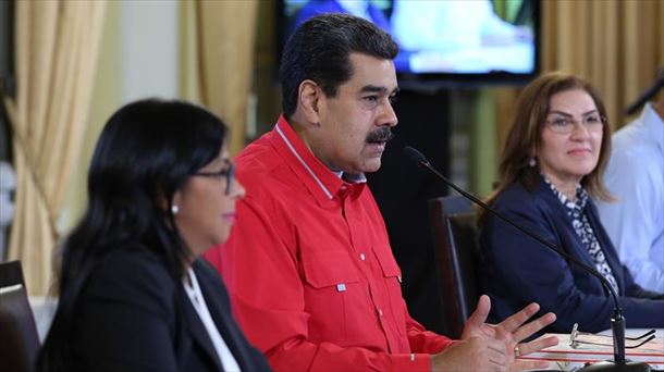 Nicolás Maduro en un acto de gobierno en Caracas