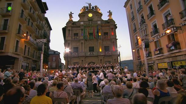 Imagen del concierto presanferminero de La Pamplonesa.