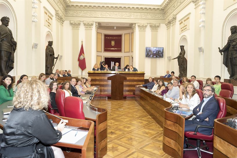 Pleno de inversitura del Dip Gral Álava, 04.07.2019