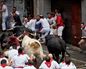 Un multitudinario primer encierro deja tres heridos por asta de toro