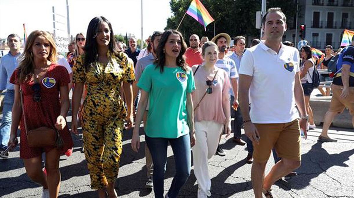 Arrimadas, en la marcha LGTBI de Madrid