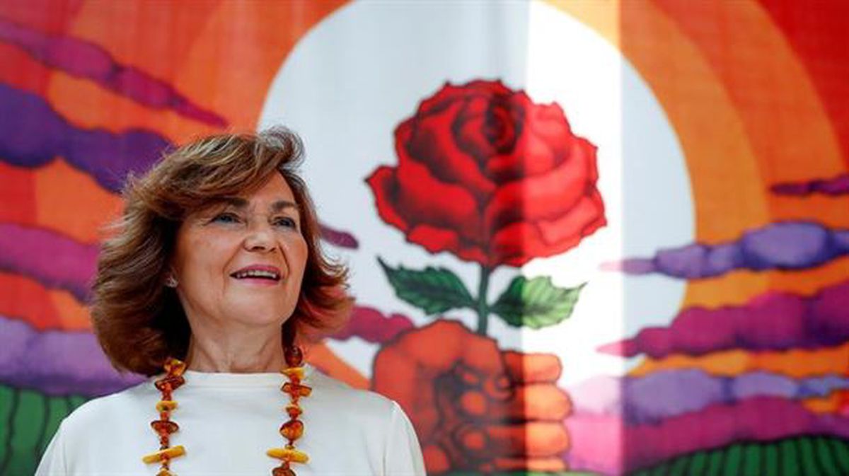 Carmen Calvo, vicepresidenta del Gobierno español en funciones. Foto: EFE