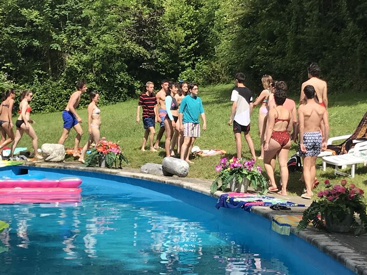 Grabazioa igerilekuan