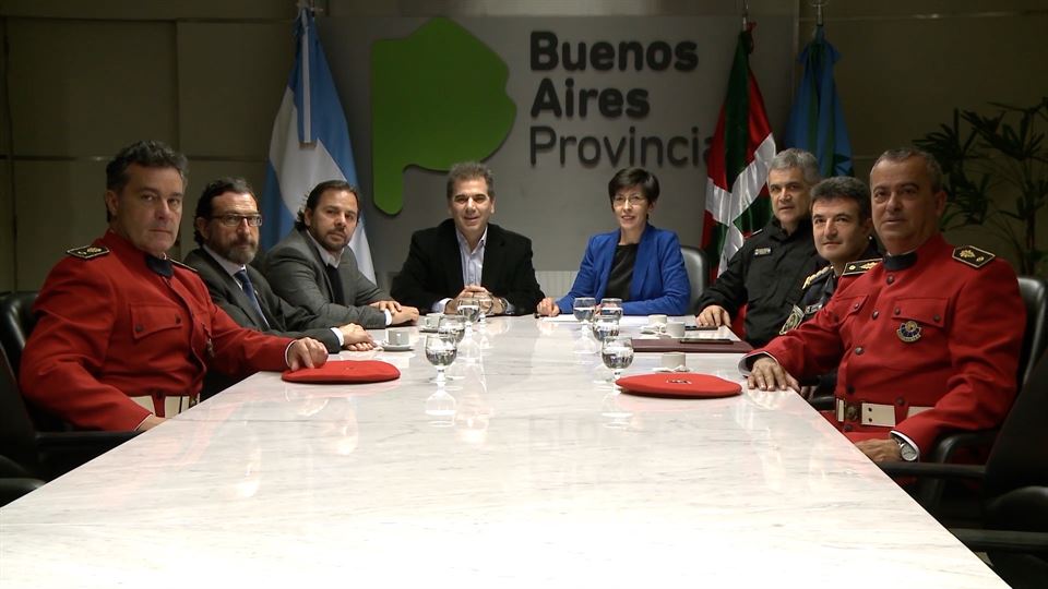 Representantes del Gobierno Vasco y del Gobierno de Buenos Aires durante la reunión