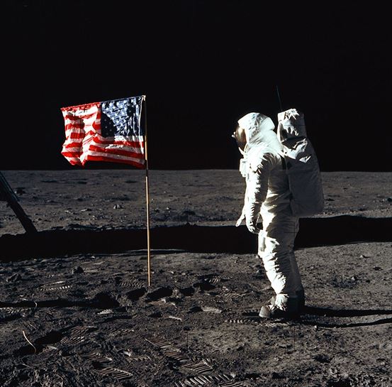 Alunizaje de Neil Armstrong, Buzz Aldrin y Michael Collins.