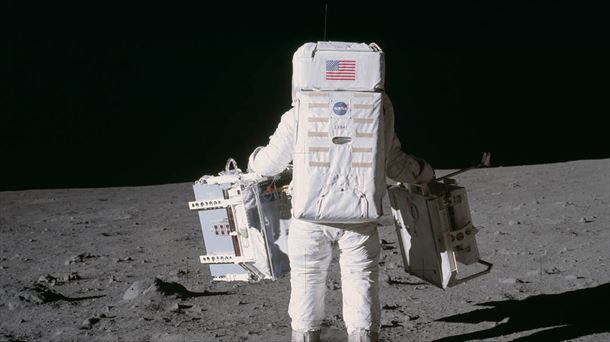 Buzz Aldrin en la Luna. NASA
