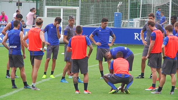 Un entrenamiento de la Real