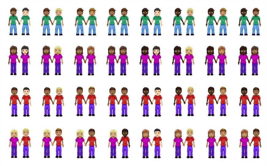 emojis nuevos de 2019: parejas