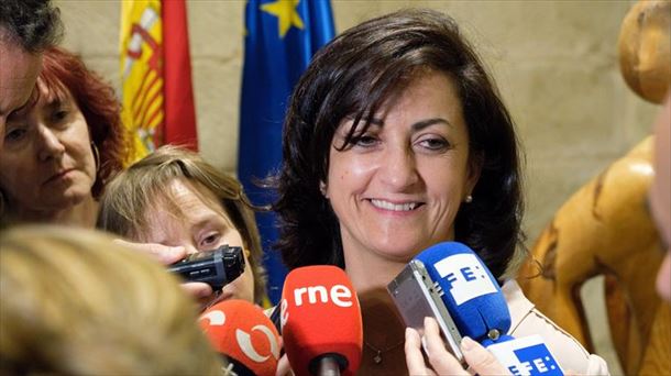 La candidata socialista a la Presidencia del Gobierno de La Rioja, Concha Andreu