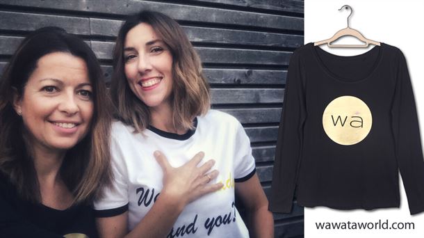 Leire Arostegi y María Cubeiro felices de conseguir dar forma a su sueño, la marca WAWATA