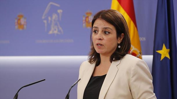 La portavoz del PSOE en el Congreso de los Diputados, Adriana Lastra