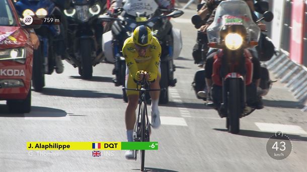 Frantziako Tourra 2019, 13. etapa: Alaphilippen eta Thomasen arteko lehia estua