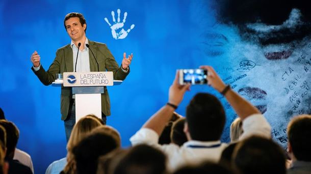 Casado, en Vitoria-Gasteiz. Foto: Efe