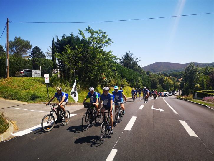 Primera etapa de Orain Presoak Tour, en Urruña (Lapurdi).