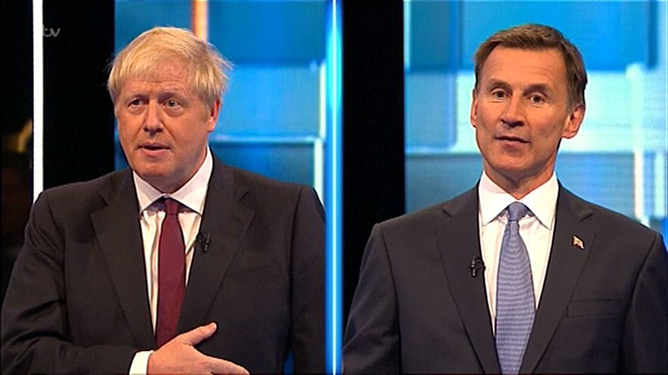 Jeremy Hunt eta Boris Johnson