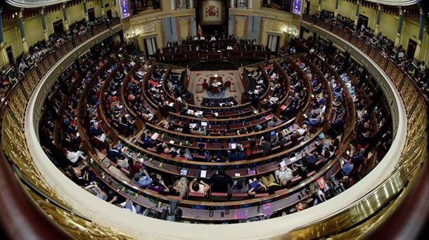 Congreso de los Diputados español. Foto: Efe