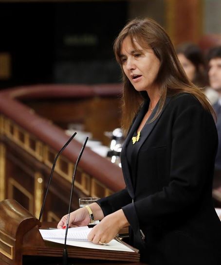Laura Borràs, en el Parlament. Foto: Efe