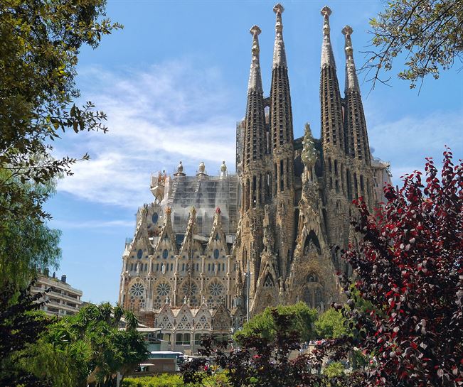 Sagrada Familia de Barcelona.