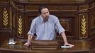 Iglesias hace una propuesta a Sánchez en pleno debate de investidura