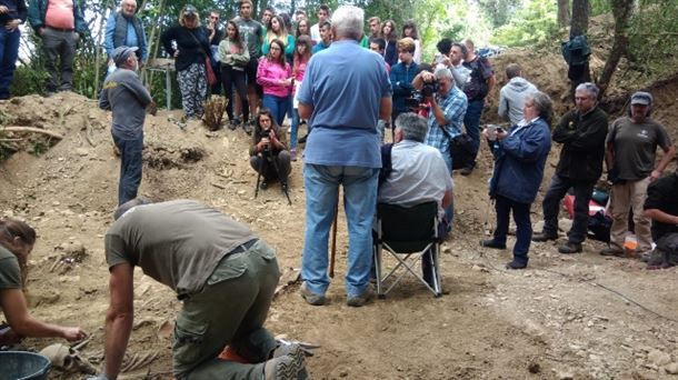 Localizada una nueva fosa común en Echálaz con al menos tres víctimas.