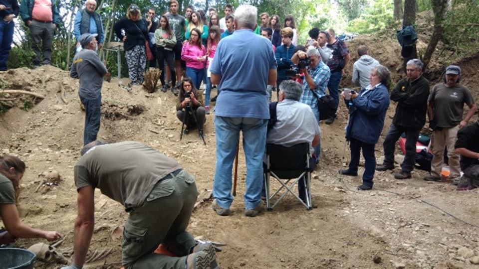Localizada una nueva fosa común en Echálaz con al menos tres víctimas.
