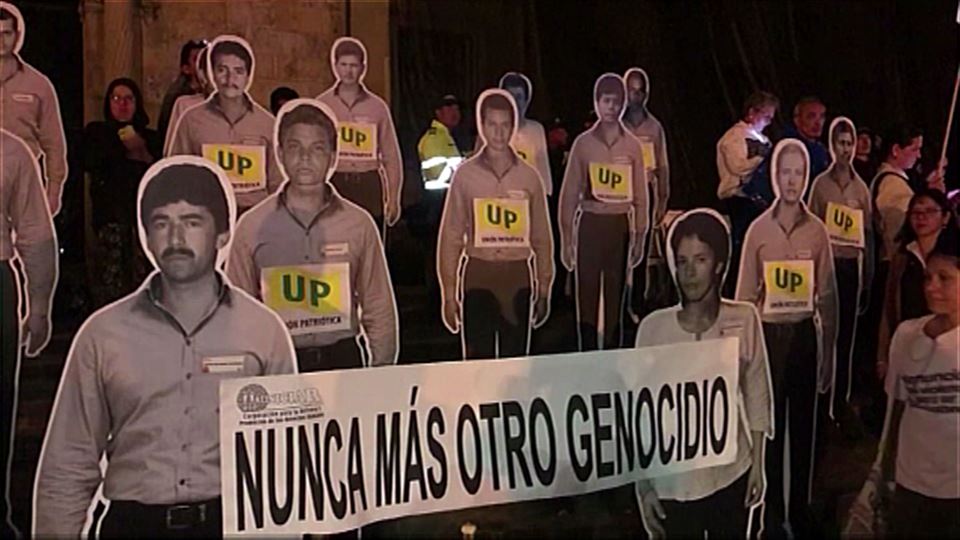 Manifestación en Colombia.