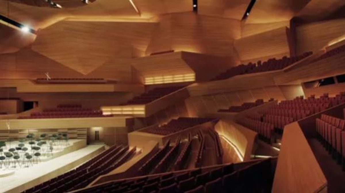 Imágenes del proyecto del nuevo auditorio de Vitoria-Gasteiz.