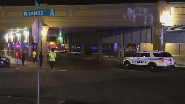 Policía en Dayton, Ohio.