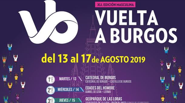 Burgoseko Itzulikoa 41. edizioaren karteal. Argazkia: Vuelta a Burgos