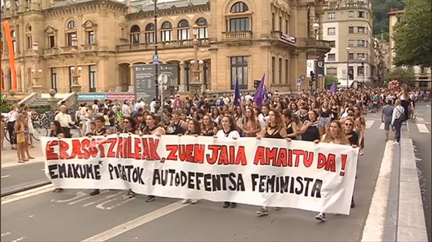 San Sebastián rechaza las agresiones machistas registradas en las últimas horas