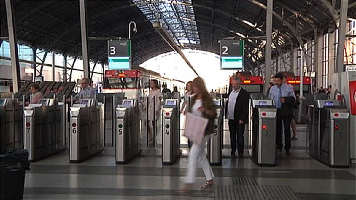 Estación de Abando en Bilbao. Imagen de archivo: EITB Media