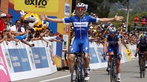 Álvaro Hodeg gana la quinta etapa y Tim Wellens se mantiene líder