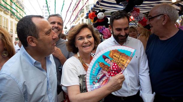 Carmen Calvo, vicepresidenta en funciones del Gobierno español. Foto: EFE