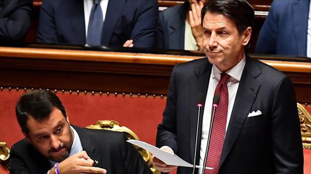 Giuseppe Conte, Italiako Lehen Ministro ohia. Argazkia: EFE.