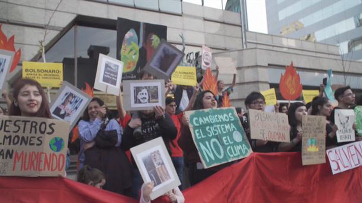 Protestas multitudinarias en defensa del Amazonas, en varios pueblos latinoamericanos.