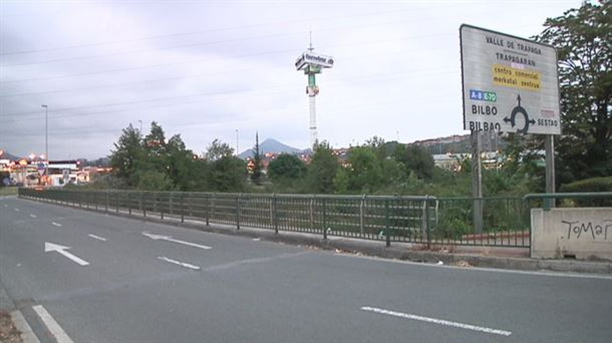 Lugar donde ocurrió la agresión en Barakaldo. 