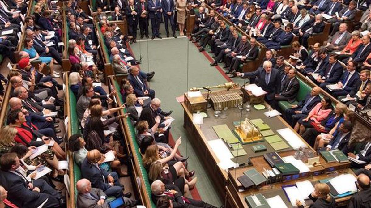 Sesión en la Cámara de los Comunes del Reino Unido
