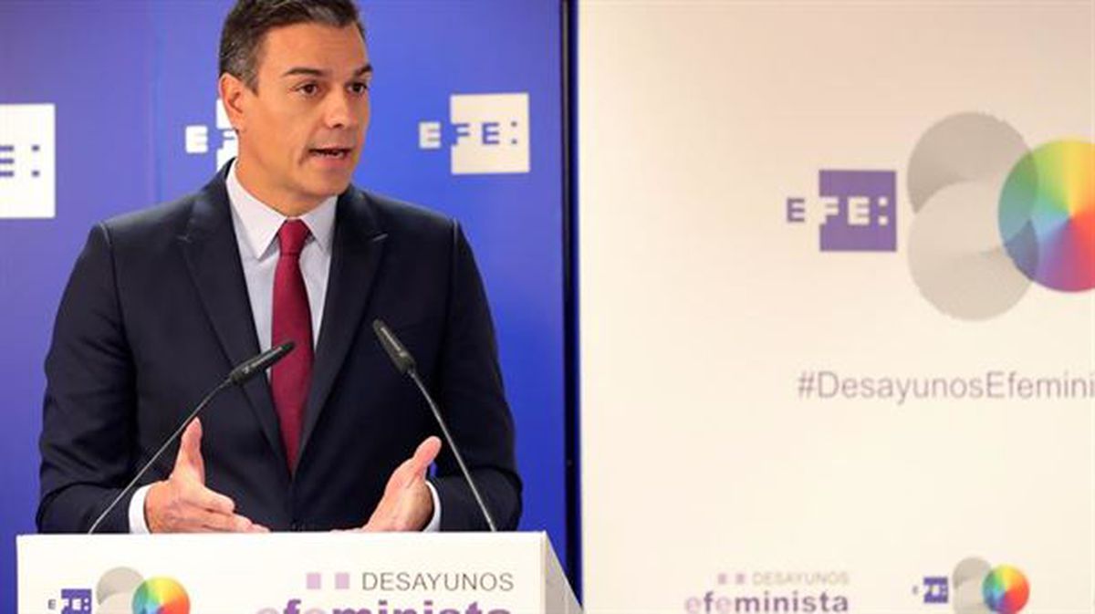 El presidente del Gobierno de España en funciones y líder del PSOE, Pedro Sánchez