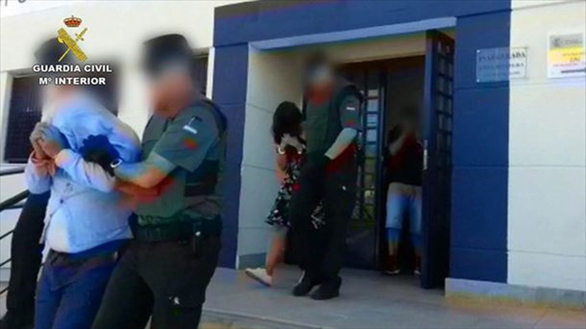 Detención de los atracadores en Huércal Overa (Almería).