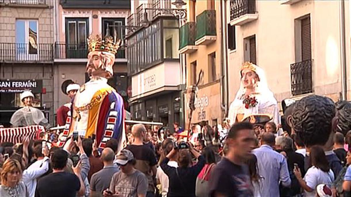 Celebración del Privilegio de la Unión en Pamplona.