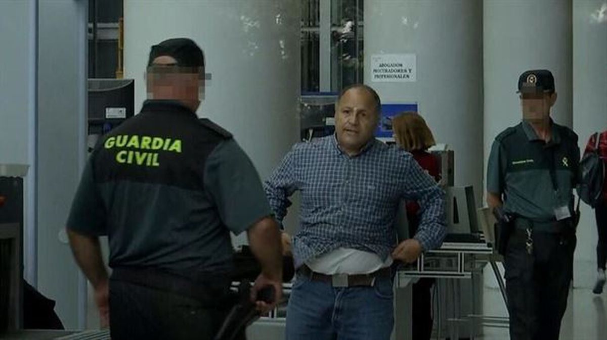 El agresor de la hija de Majarenas vuelve a prisión provisional. Foto obtenida de un vídeo de EiTB. 
