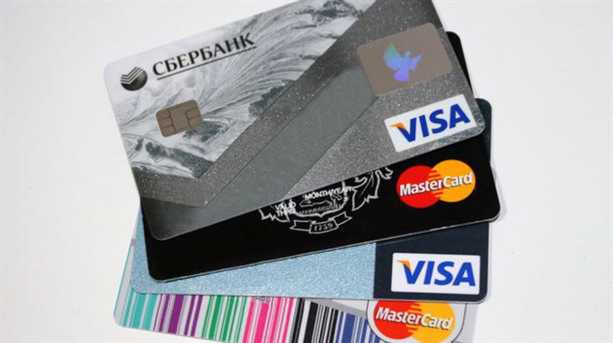 Varias tarjetas de crédito