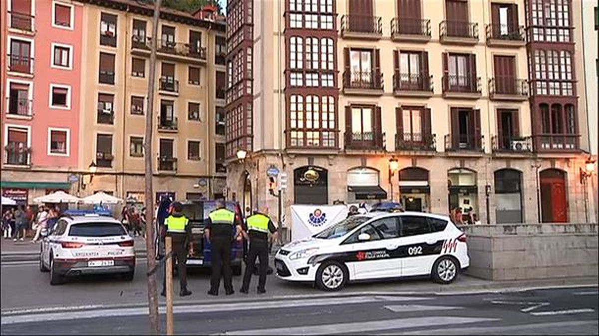 Muere un hombre de 70 años en un incendio en el centro de Bilbao.