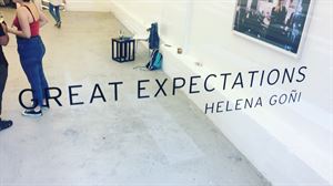 Helena Goñiren Great Expectations erakusketa Bilboko Aldama Fabre galerian
